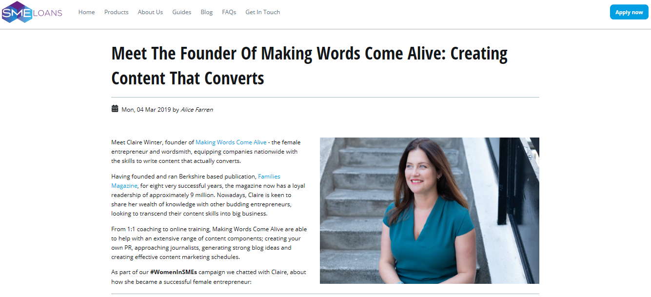 Meet The Founder Of Making Words Come Alive: Creating Content That Converts